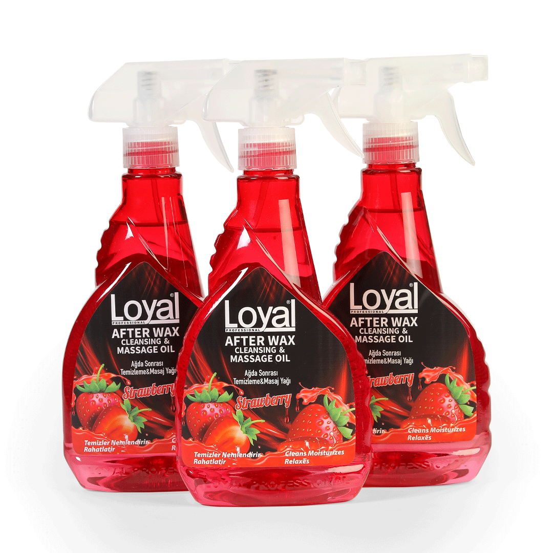 Loyal Ağda Sonrası Temizleme Ve Masaj Yağı Çilek Likit